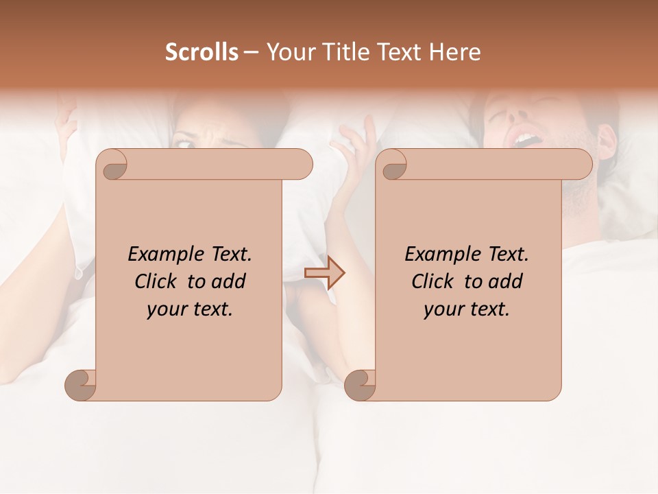 Issue Waking Young PowerPoint Template