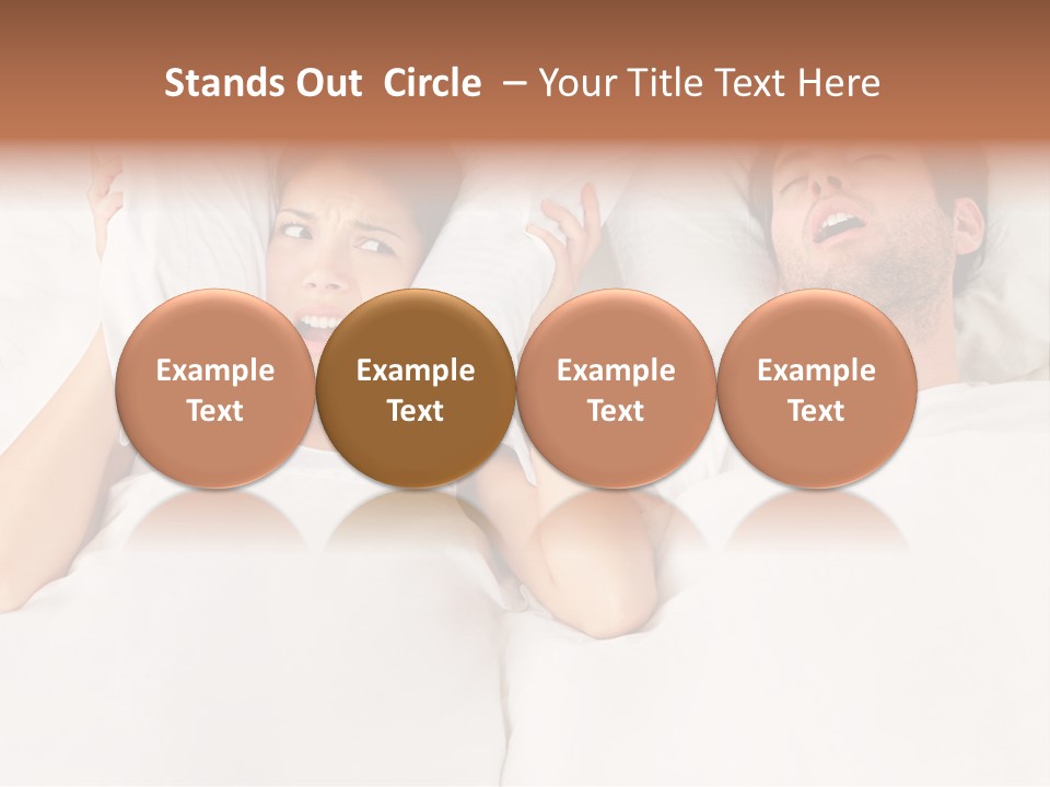 Issue Waking Young PowerPoint Template