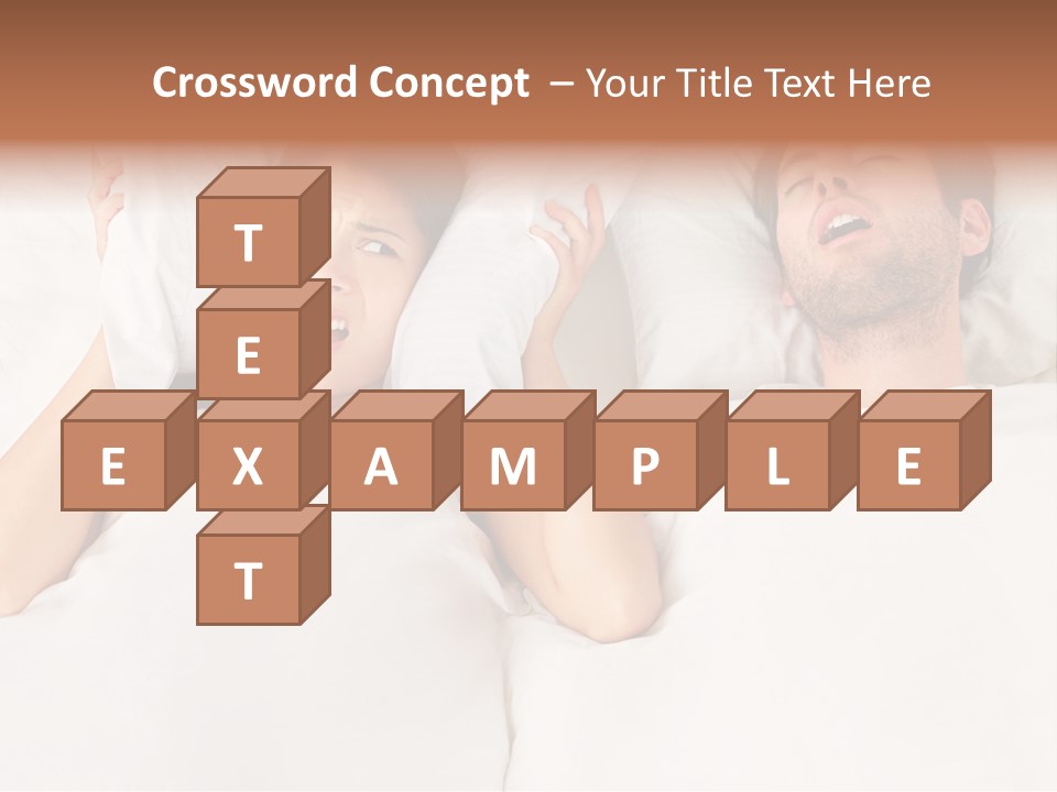 Issue Waking Young PowerPoint Template