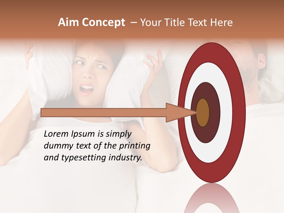 Issue Waking Young PowerPoint Template