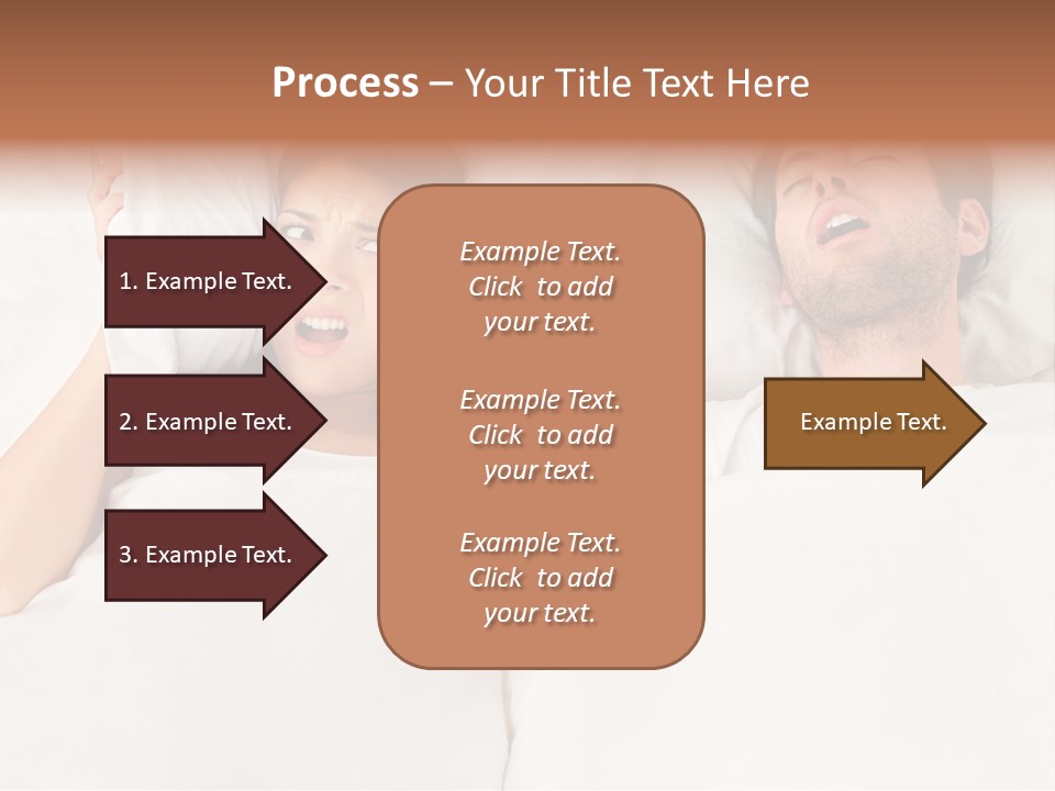 Issue Waking Young PowerPoint Template