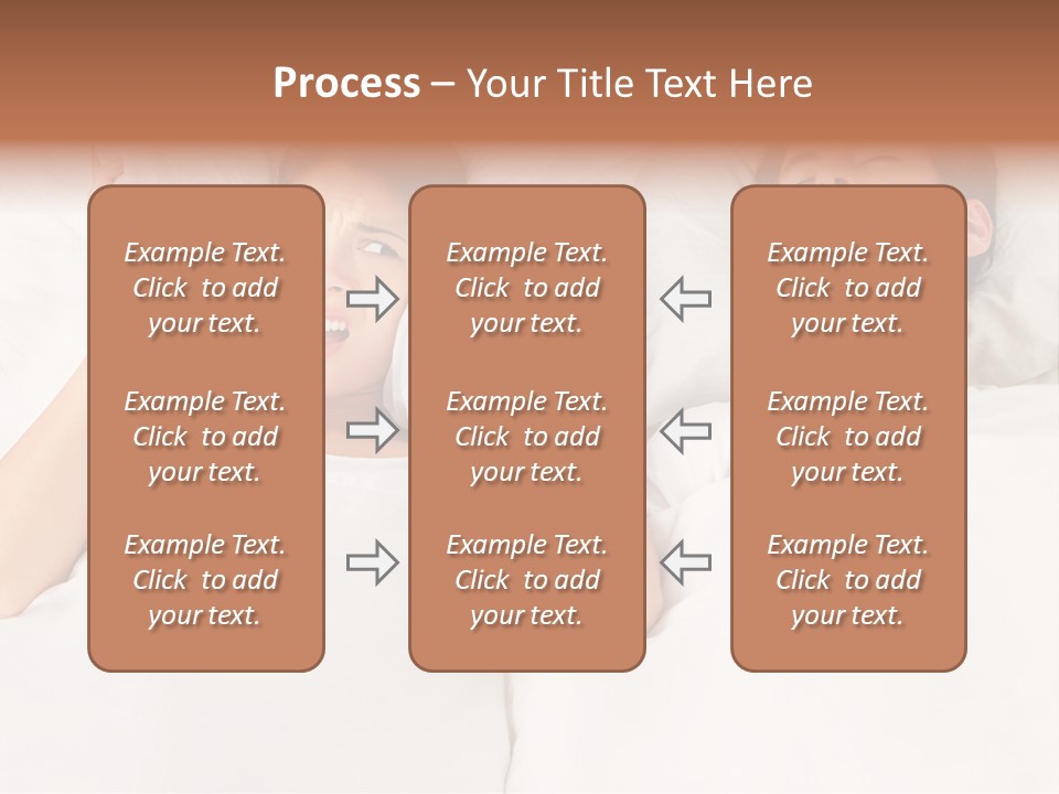 Issue Waking Young PowerPoint Template