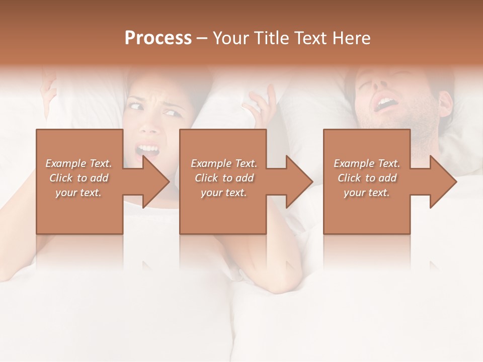 Issue Waking Young PowerPoint Template