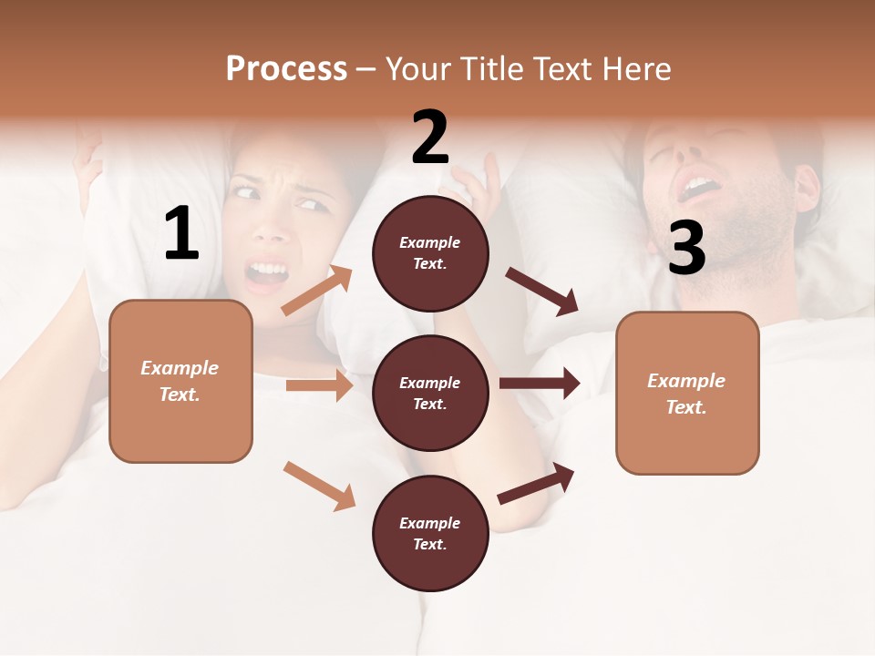 Issue Waking Young PowerPoint Template