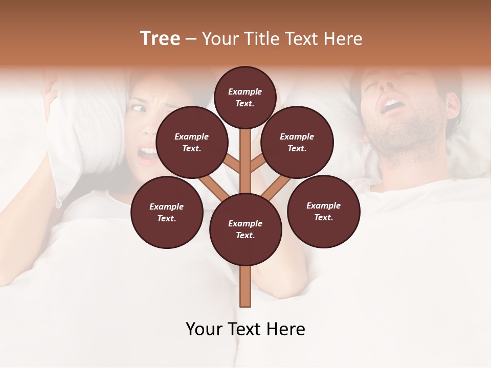 Issue Waking Young PowerPoint Template