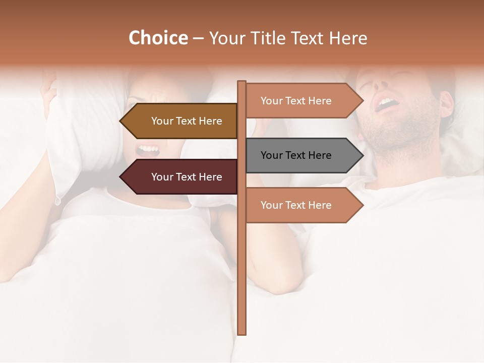 Issue Waking Young PowerPoint Template