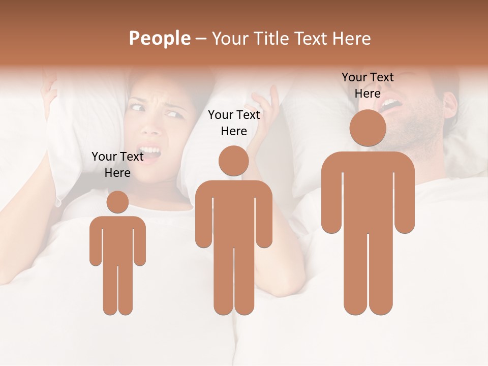 Issue Waking Young PowerPoint Template