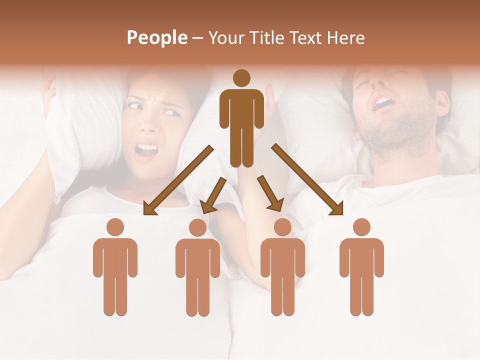 Issue Waking Young PowerPoint Template