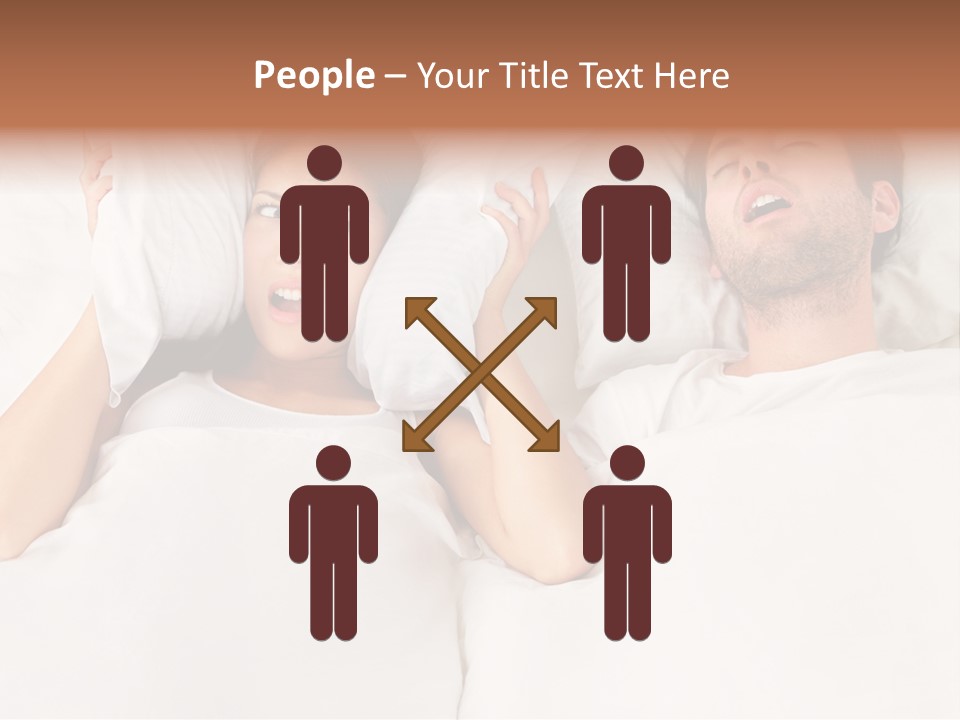 Issue Waking Young PowerPoint Template