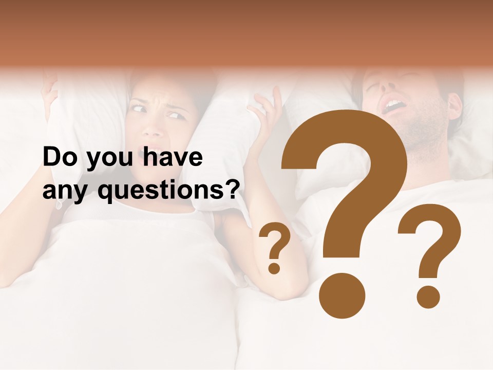 Issue Waking Young PowerPoint Template