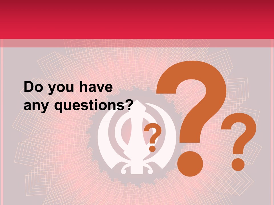 Orientation Nishan Sahib PowerPoint Template