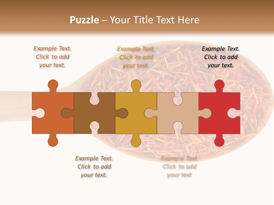 Closeup Saffron Seeds PowerPoint Template