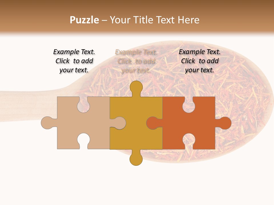 Closeup Saffron Seeds PowerPoint Template