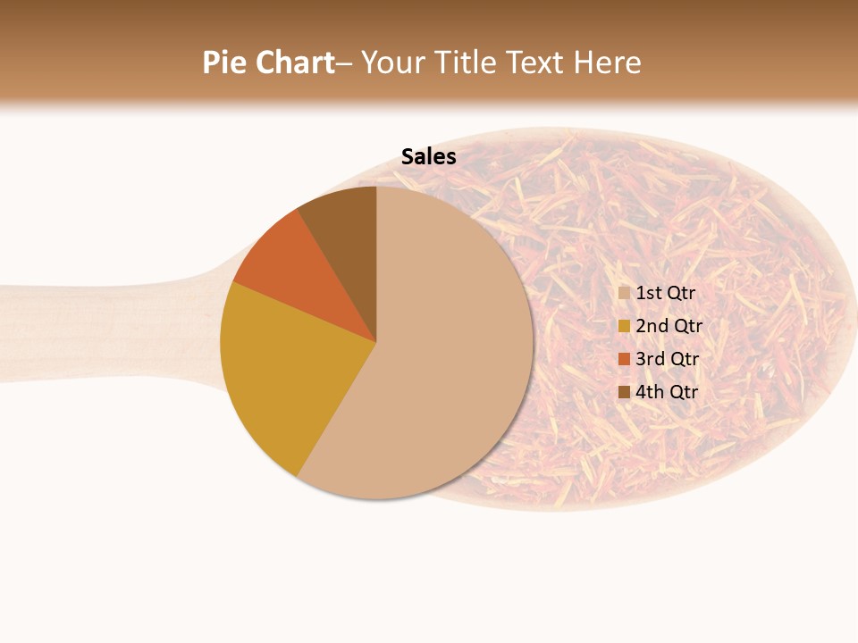 Closeup Saffron Seeds PowerPoint Template