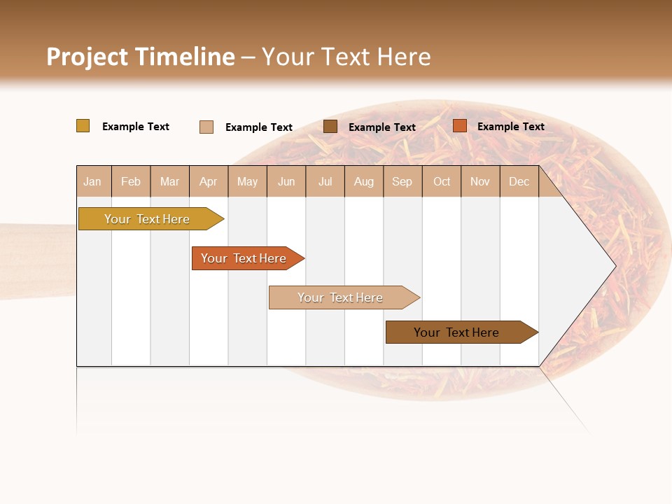 Closeup Saffron Seeds PowerPoint Template
