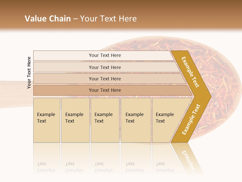 Closeup Saffron Seeds PowerPoint Template