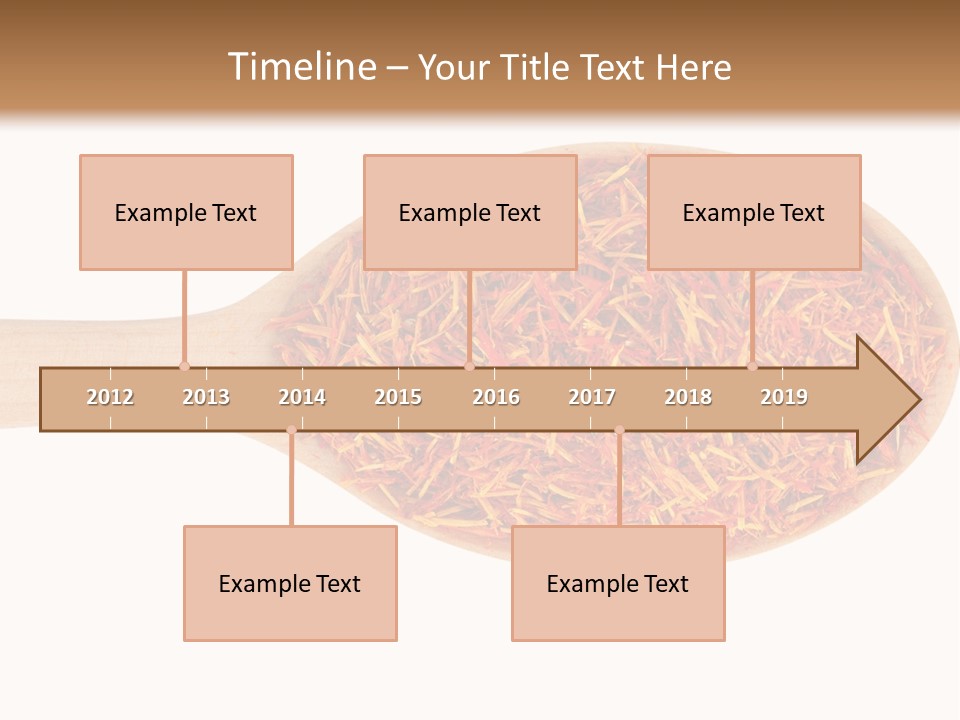 Closeup Saffron Seeds PowerPoint Template
