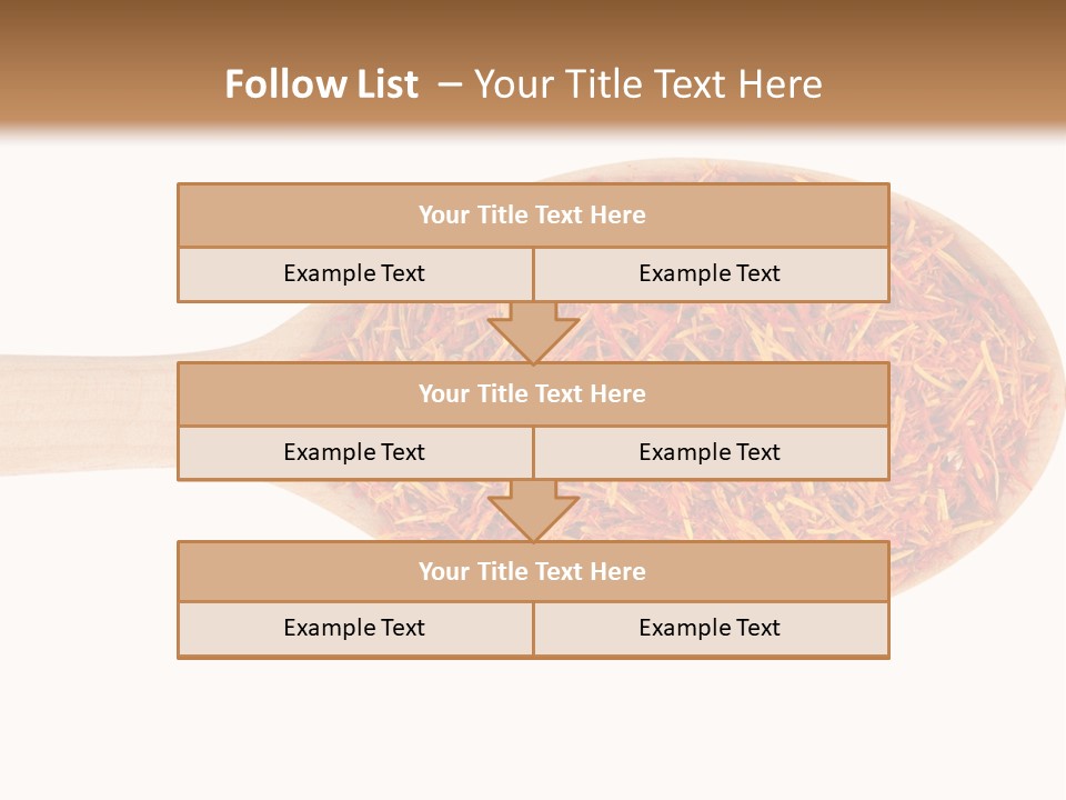 Closeup Saffron Seeds PowerPoint Template
