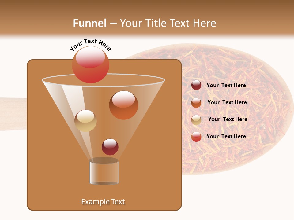 Closeup Saffron Seeds PowerPoint Template