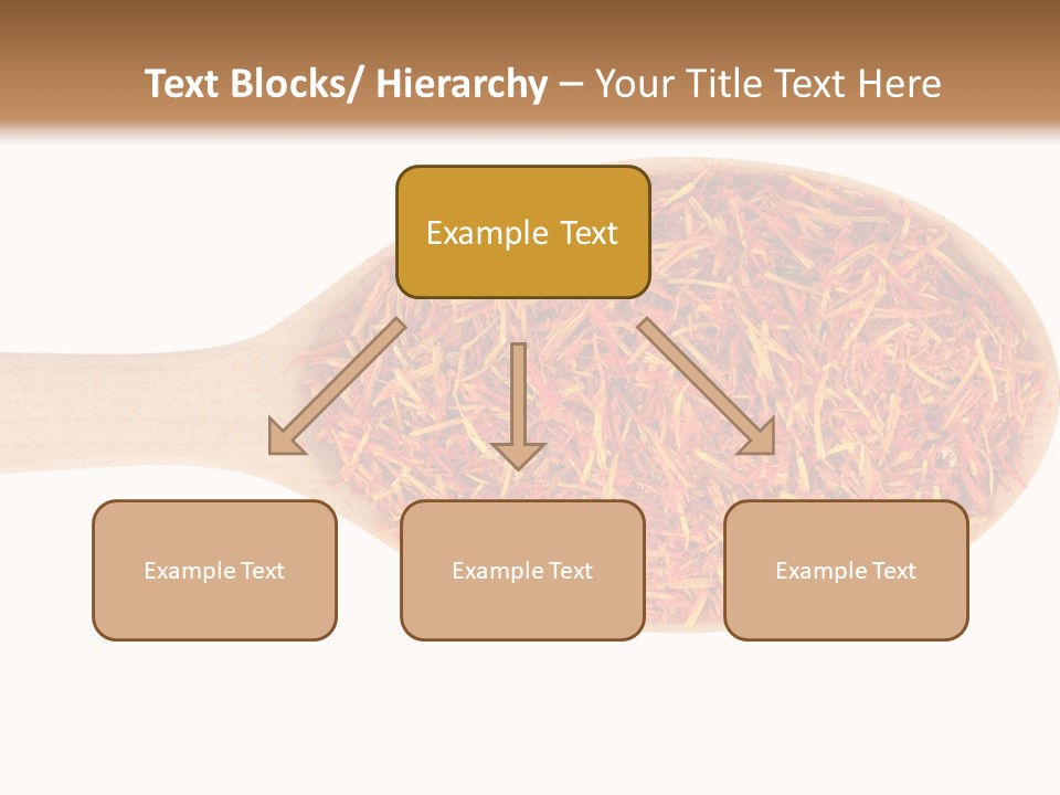 Closeup Saffron Seeds PowerPoint Template