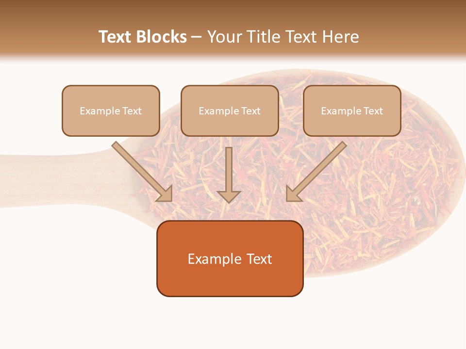 Closeup Saffron Seeds PowerPoint Template