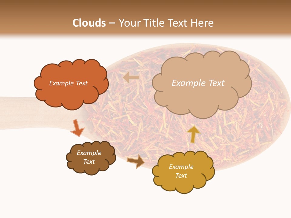 Closeup Saffron Seeds PowerPoint Template