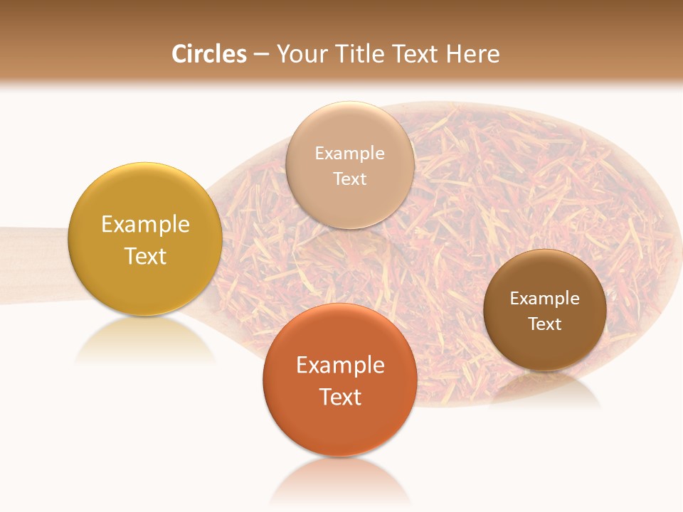 Closeup Saffron Seeds PowerPoint Template