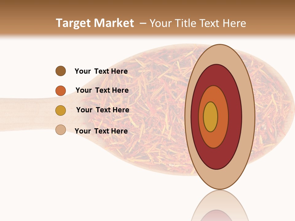 Closeup Saffron Seeds PowerPoint Template