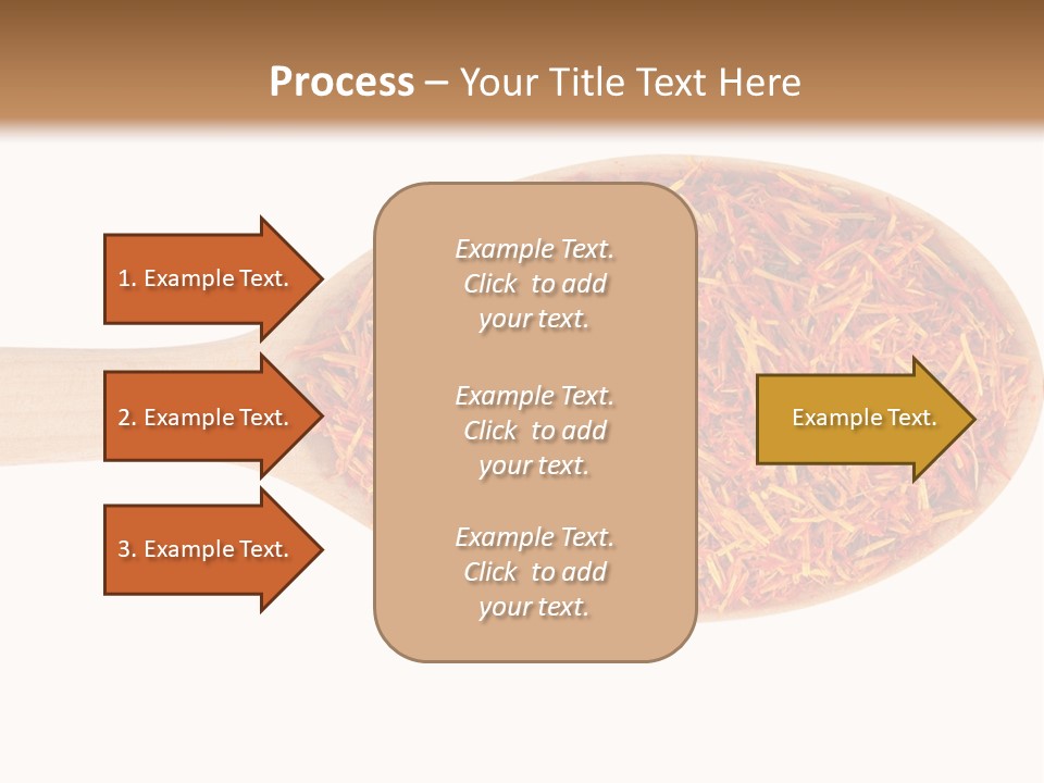 Closeup Saffron Seeds PowerPoint Template
