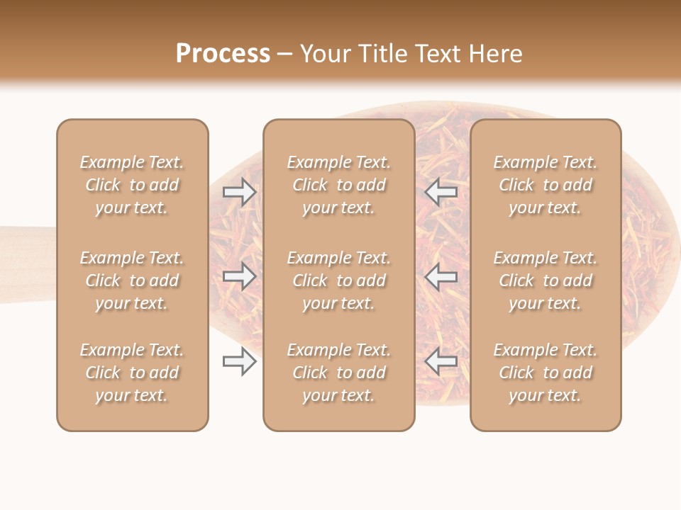 Closeup Saffron Seeds PowerPoint Template