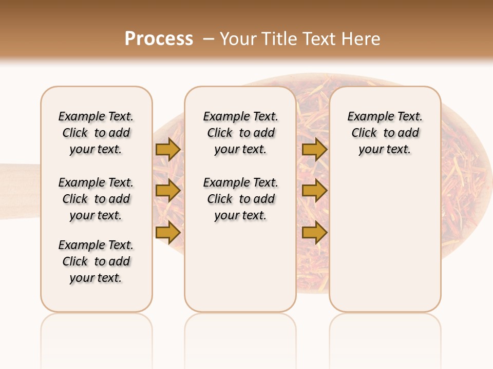 Closeup Saffron Seeds PowerPoint Template