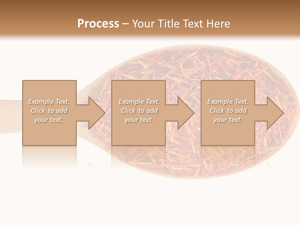 Closeup Saffron Seeds PowerPoint Template