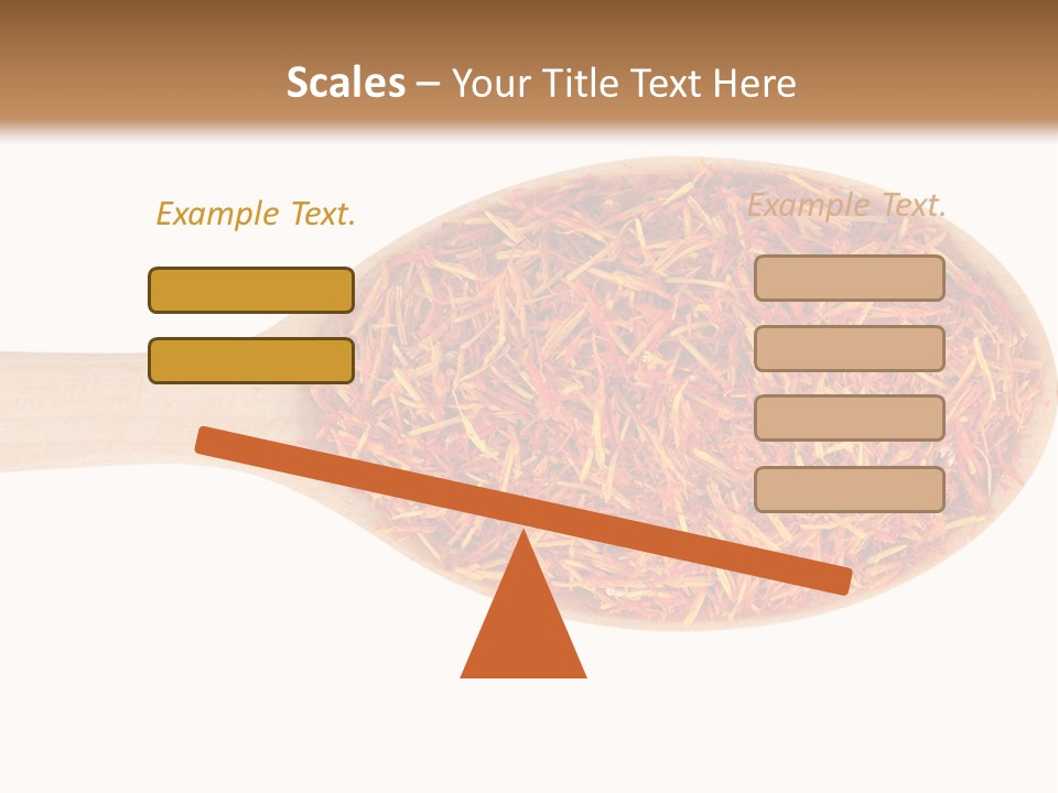 Closeup Saffron Seeds PowerPoint Template