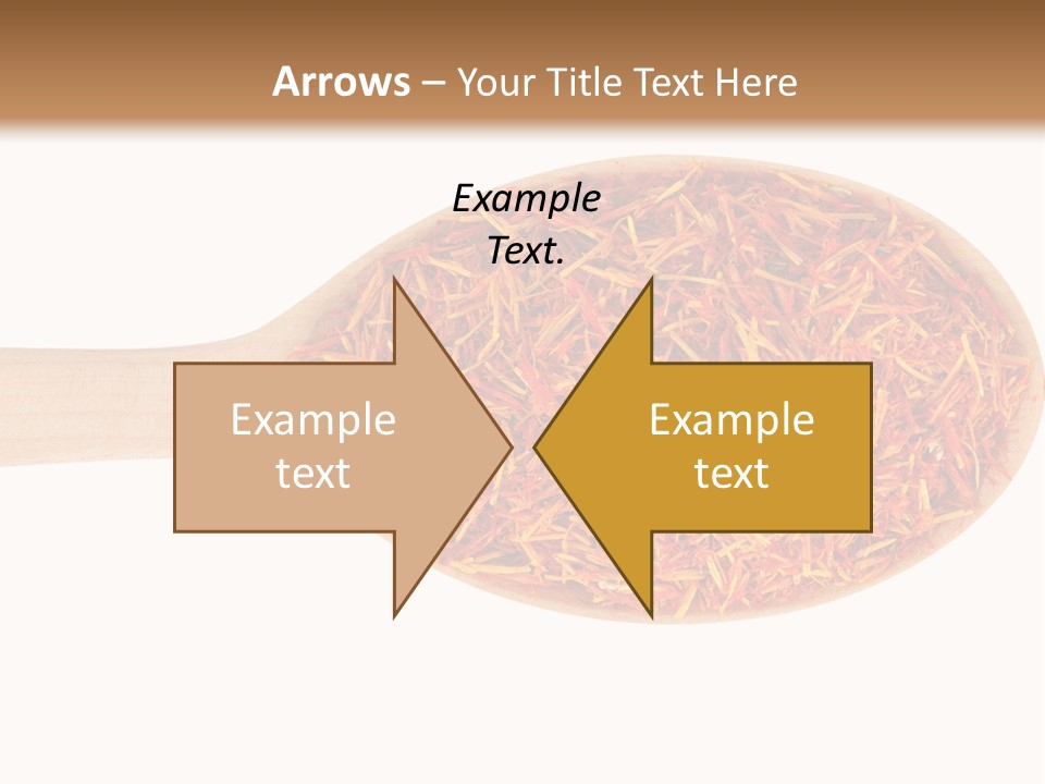Closeup Saffron Seeds PowerPoint Template