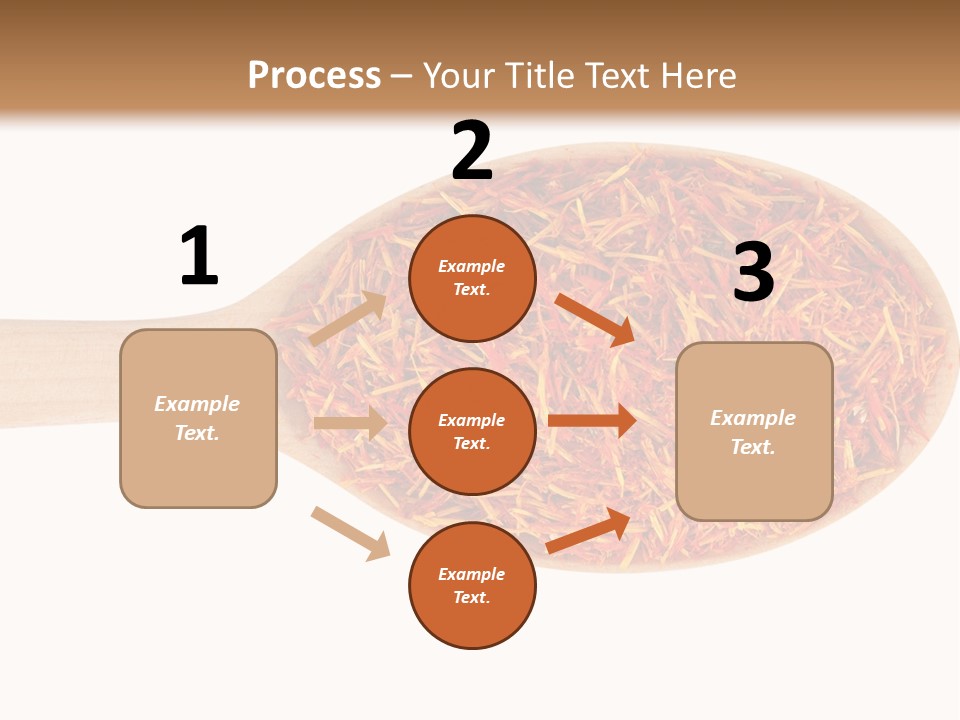 Closeup Saffron Seeds PowerPoint Template