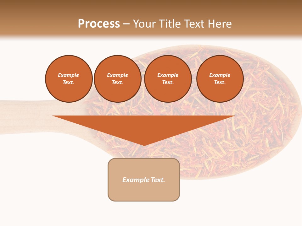 Closeup Saffron Seeds PowerPoint Template