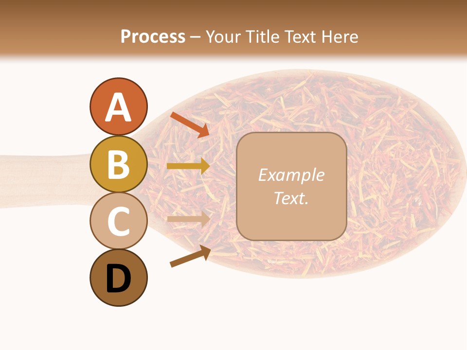Closeup Saffron Seeds PowerPoint Template