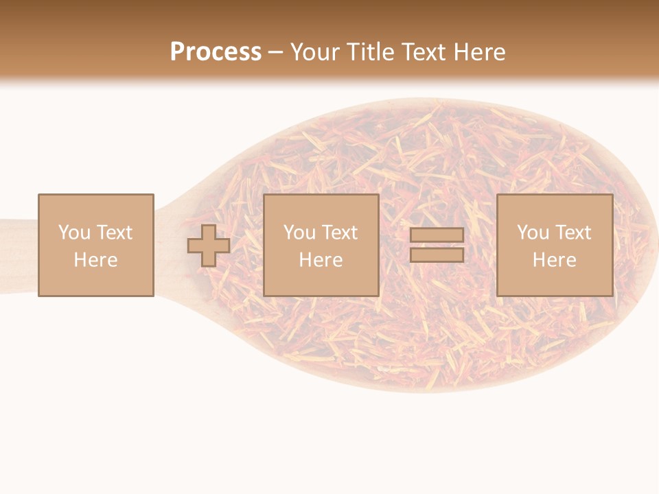 Closeup Saffron Seeds PowerPoint Template