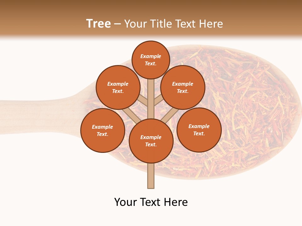 Closeup Saffron Seeds PowerPoint Template