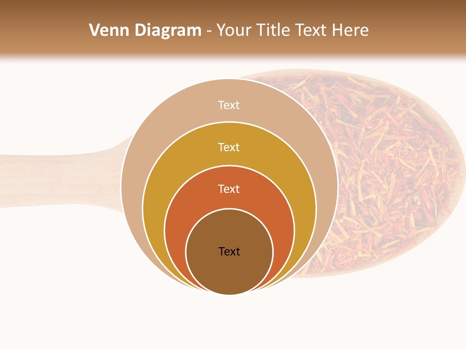 Closeup Saffron Seeds PowerPoint Template