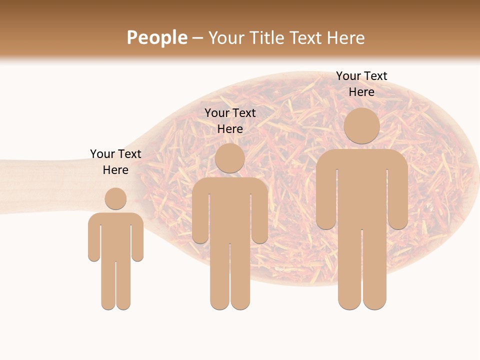 Closeup Saffron Seeds PowerPoint Template