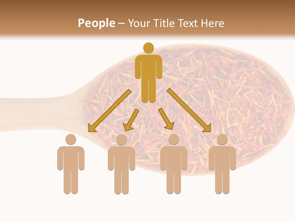 Closeup Saffron Seeds PowerPoint Template