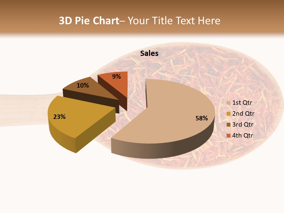 Closeup Saffron Seeds PowerPoint Template