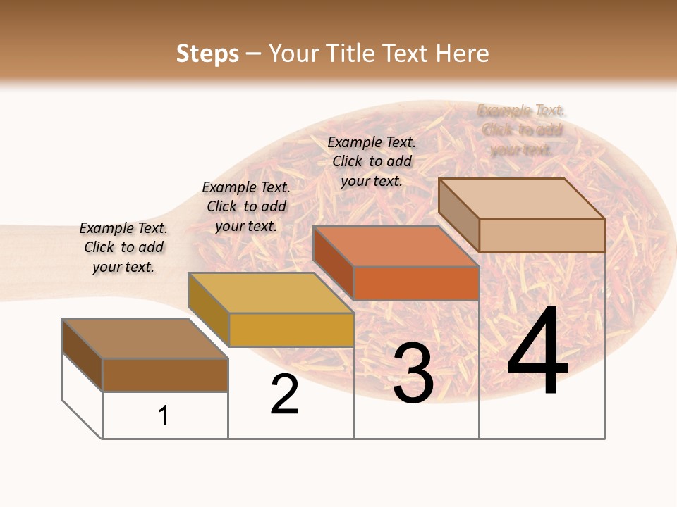 Closeup Saffron Seeds PowerPoint Template