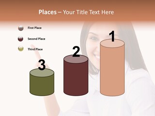 Standing Model Beauty PowerPoint Template