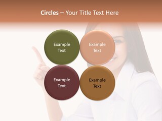 Standing Model Beauty PowerPoint Template