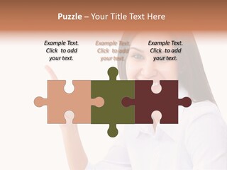 Standing Model Beauty PowerPoint Template