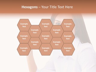 Standing Model Beauty PowerPoint Template