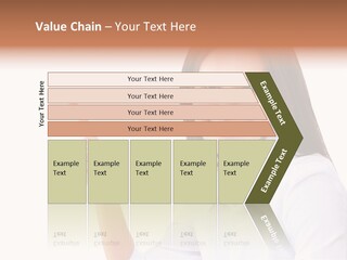 Standing Model Beauty PowerPoint Template