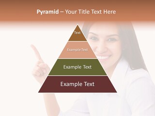 Standing Model Beauty PowerPoint Template